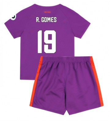 Wolves Rodrigo Gomes #19 Tredje Kläder Barn 2024-25 Kortärmad (+ Korta byxor)